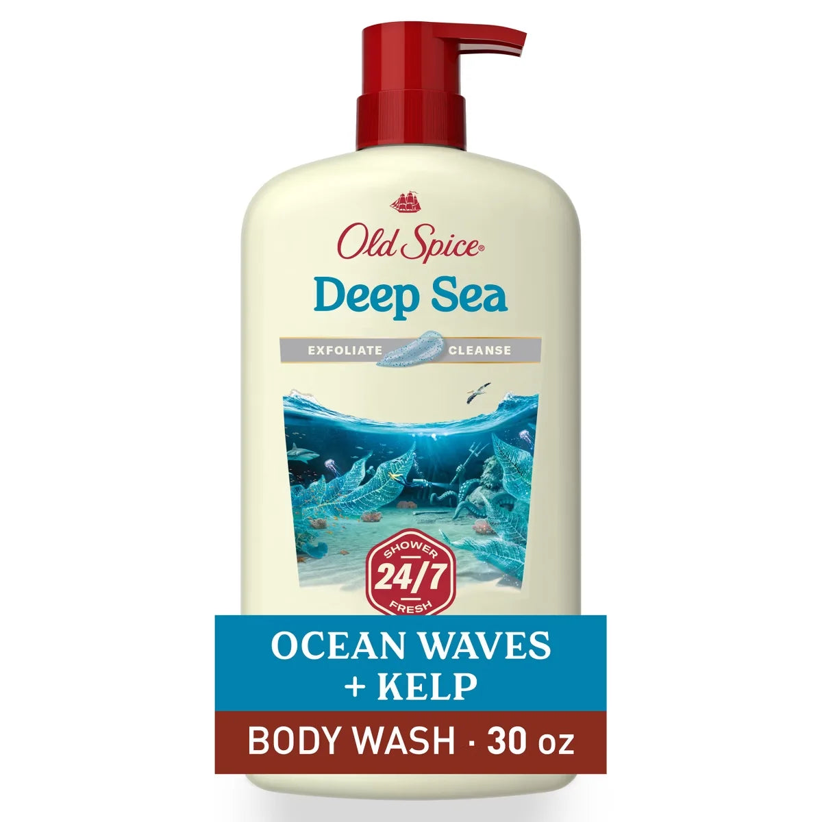 Old Spice Men's Body Wash - Deep Cleanse with Deep Sea Minerals - 30 fl oz Main image