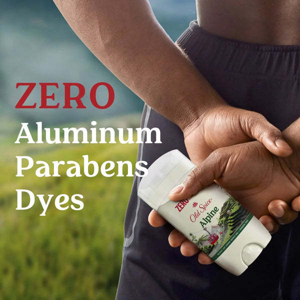 Old Spice Deodorant Alpine with Hemp Seed Oil - Inspired by Nature - Aluminum-Free 3oz