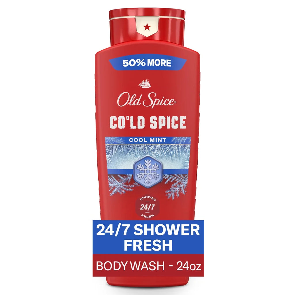 Old Spice Red Collection Men's Long-Lasting Fragrance Refreshing Clean Body Wash - Cold Spice Scent - 24 fl oz