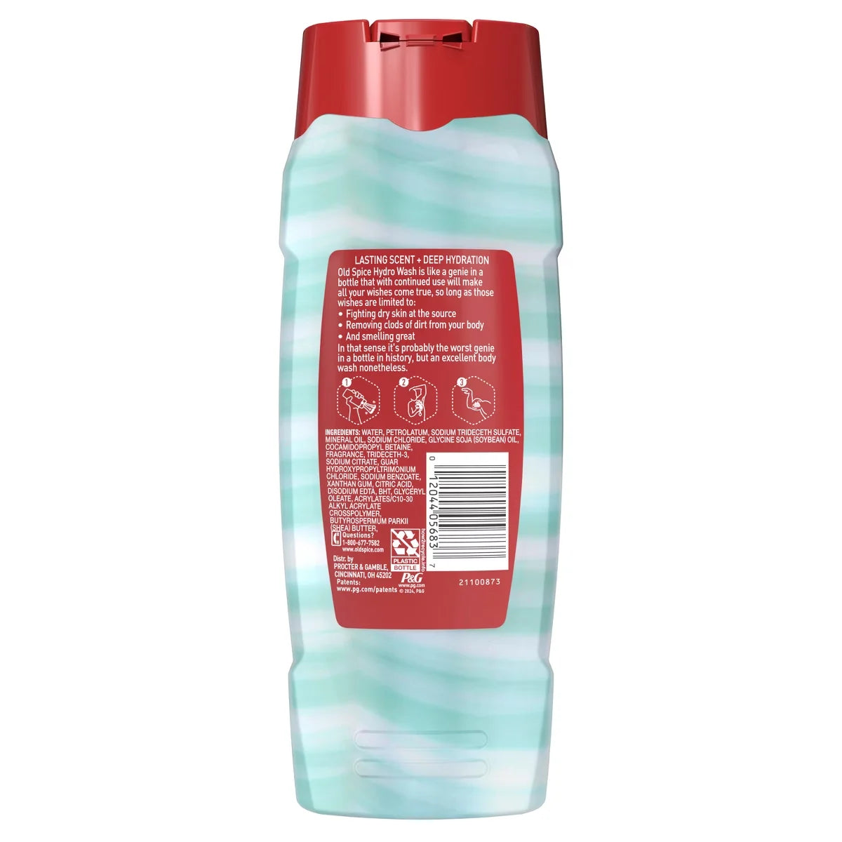 Old Spice Men's Moisturizing Hydro Body Wash - Pure Sport Plus - 21 fl oz
