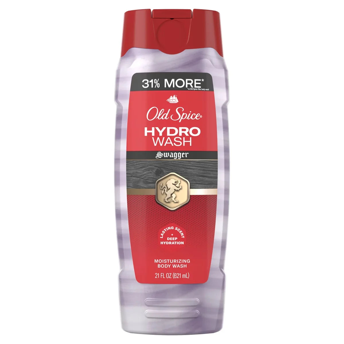 Old Spice Men's Moisturizing Hydro Body Wash - Swagger Scent - 21 fl oz: Liquid, Whole Body, Normal Skin, Deep Hydration Main image