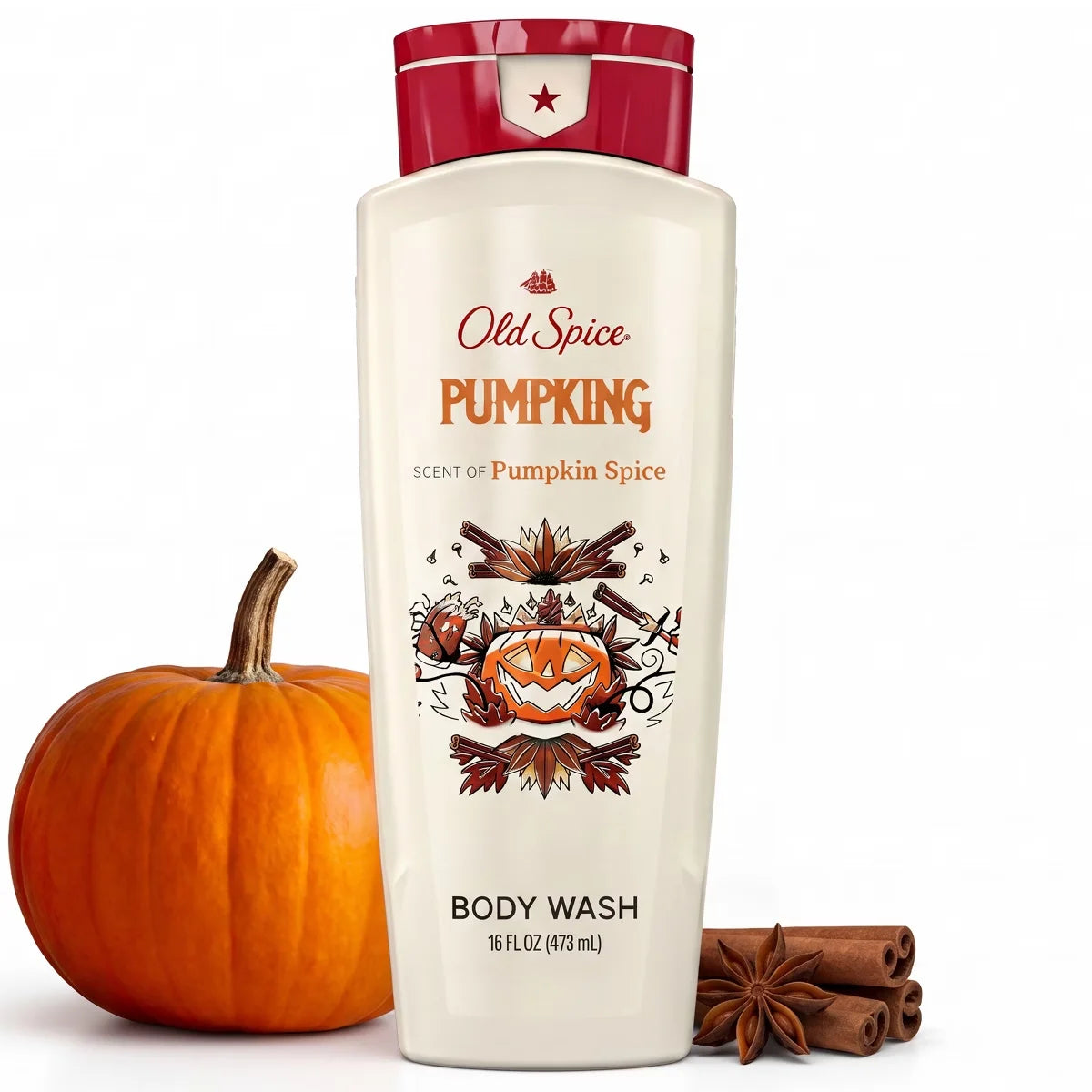 Old Spice Holidudes Body Wash - PumpKing - 16oz: Body Wash, Basic Cleansing, Whole Body, 16 oz Squeeze Bottle Main image