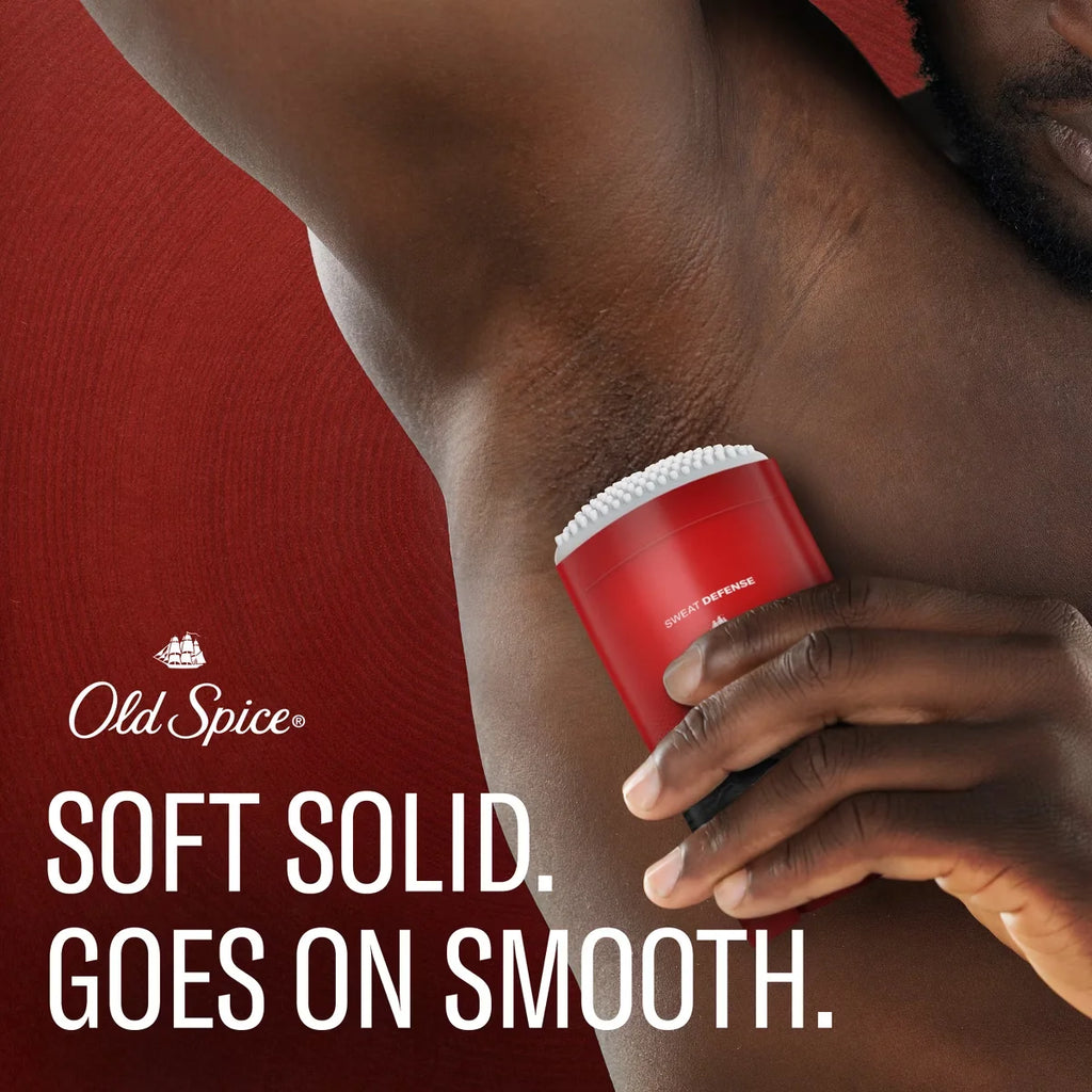 Old Spice Hardest Working Collection Sweat Defense Stronger Swagger Solid Antiperspirant & Deodorant - 2.6oz
