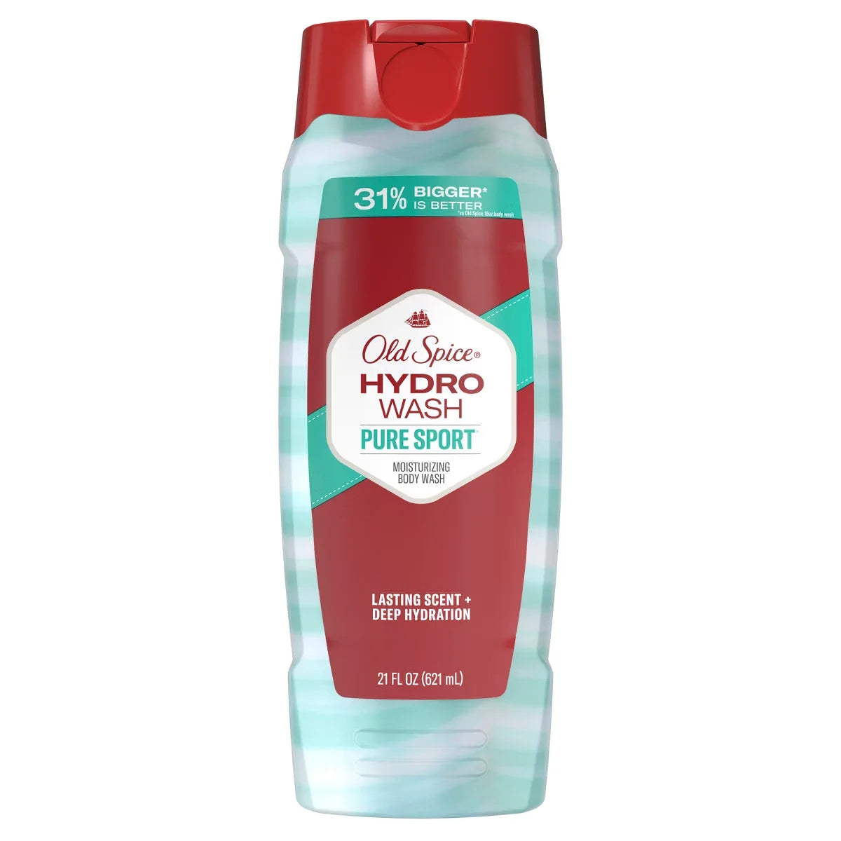 Old Spice Men's Moisturizing Hydro Body Wash - Pure Sport Plus - 21 fl oz Main image