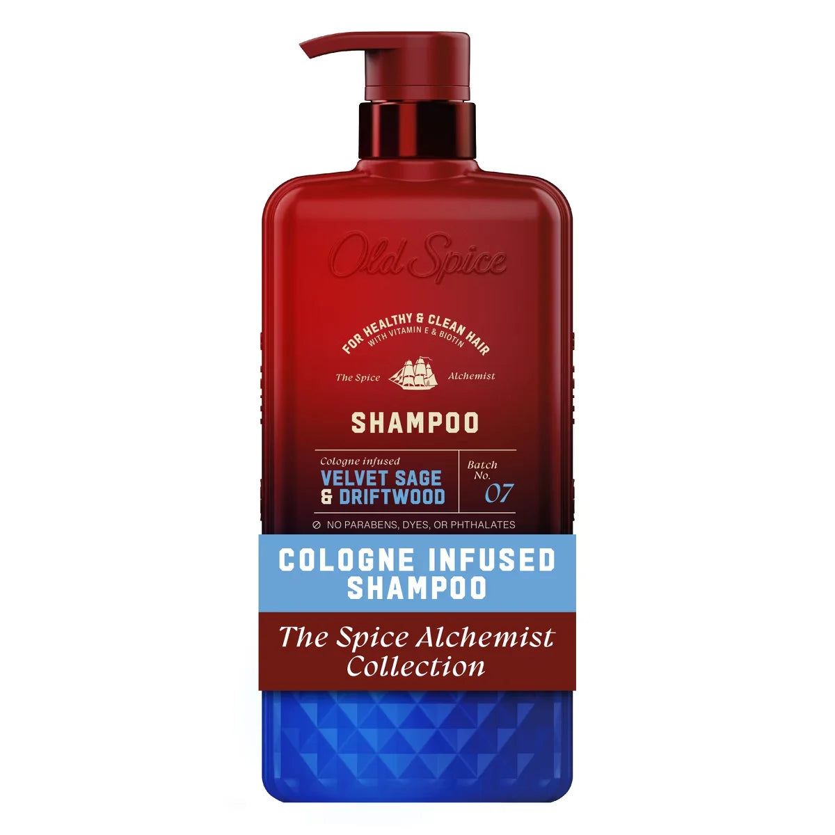 Old Spice x The Spice Alchemist Velvet Sage & Driftwood Cologne Infused Shampoo - 20 fl oz Main image