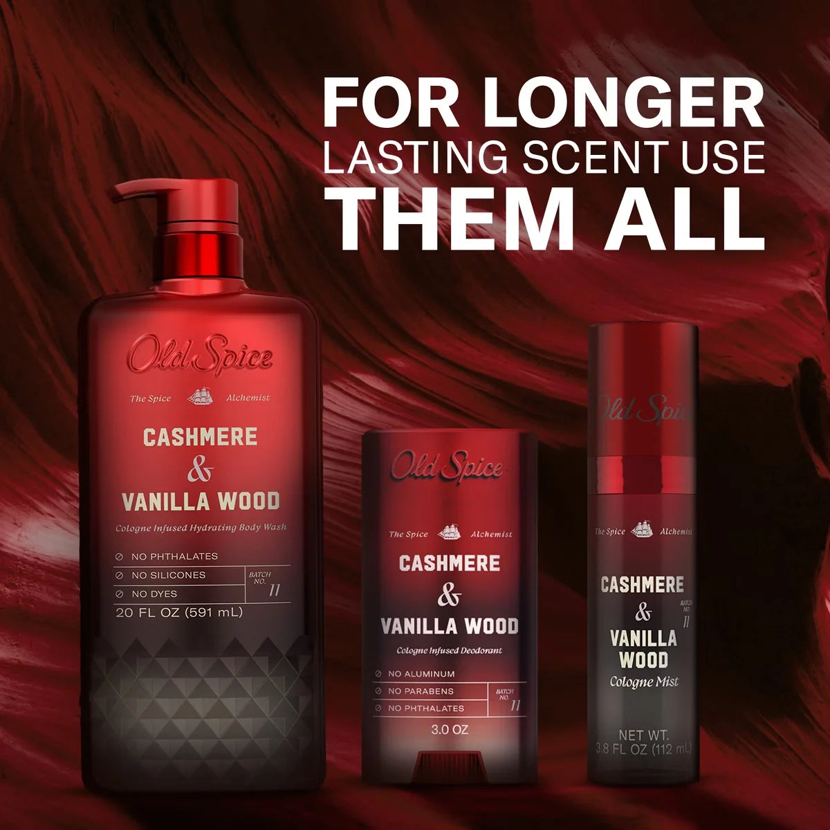 Old Spice x The Spice Alchemist Collection Men's Crafted for Compliments Cologne Infused Body Wash - Cashmere and Vanilla Wood - 20oz
