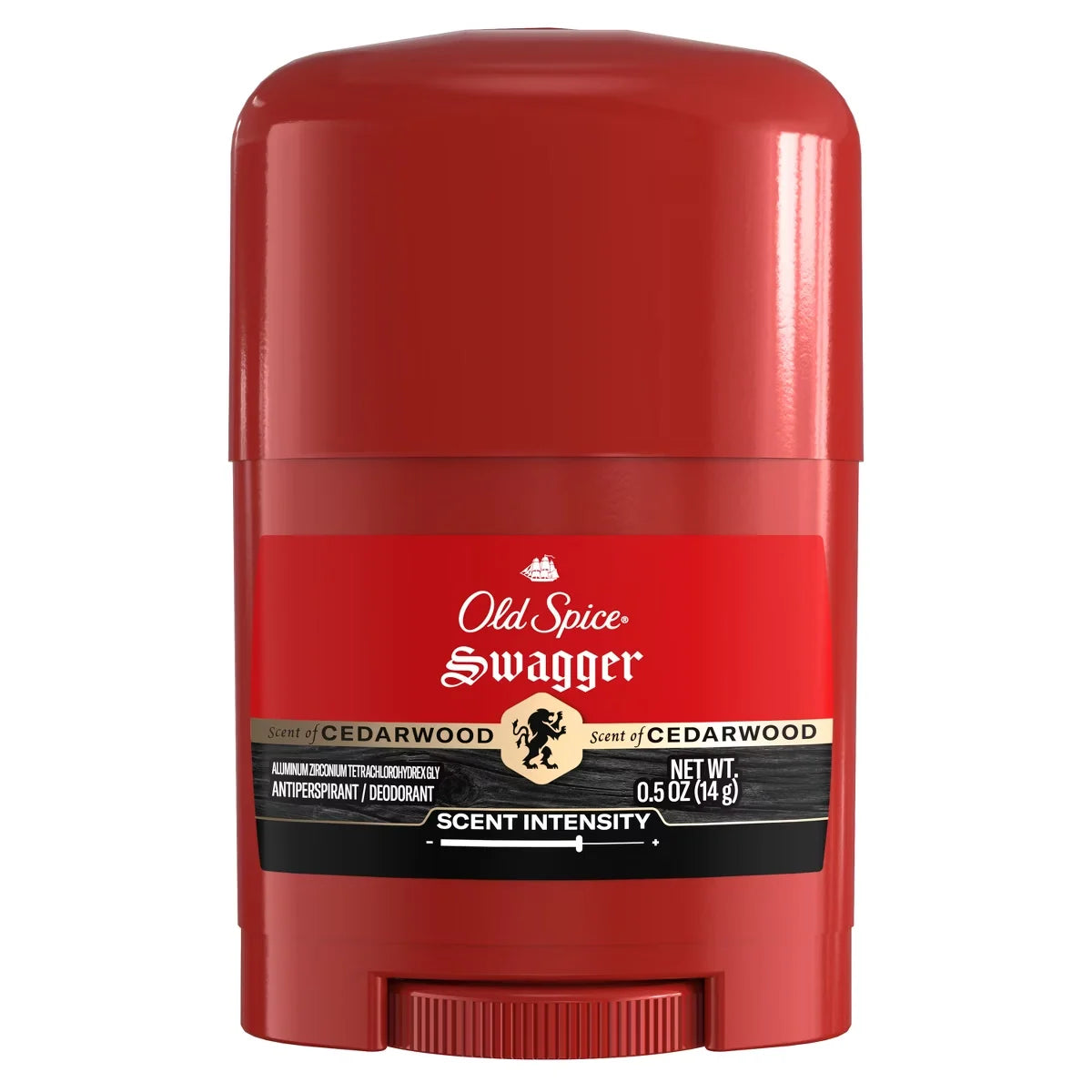 Old Spice Red Zone Swagger Invisible Solid - Trial Size - 0.5oz: Under Arm, Sulfate-Free, Lime & Cedar, Normal Skin Main image