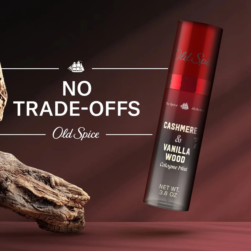 Old Spice x The Spice Alchemist Collection Men's Crafted for Compliments Cologne Mist - Cashmere and Vanilla Wood - 3.8 fl oz