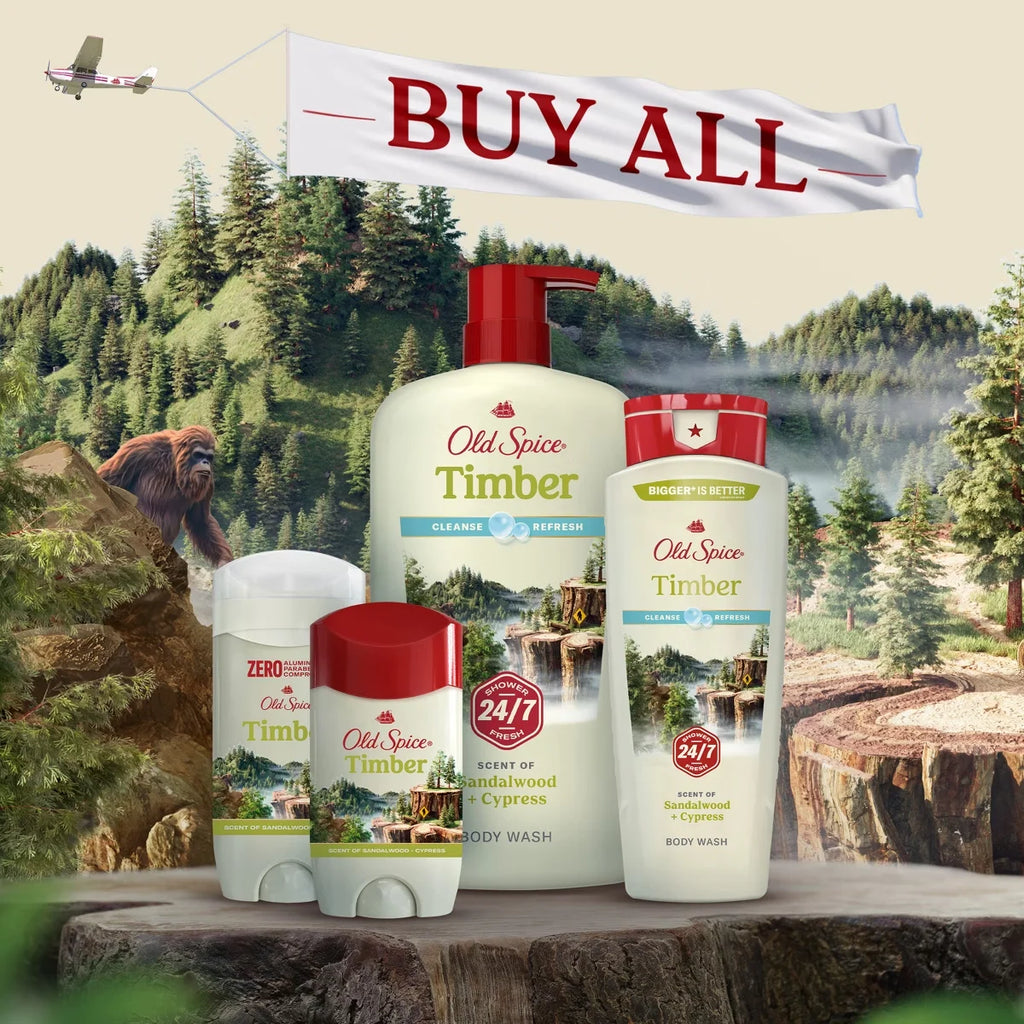Old Spice Deodorant Fresher Collection Timber with Sandalwood - 3oz
