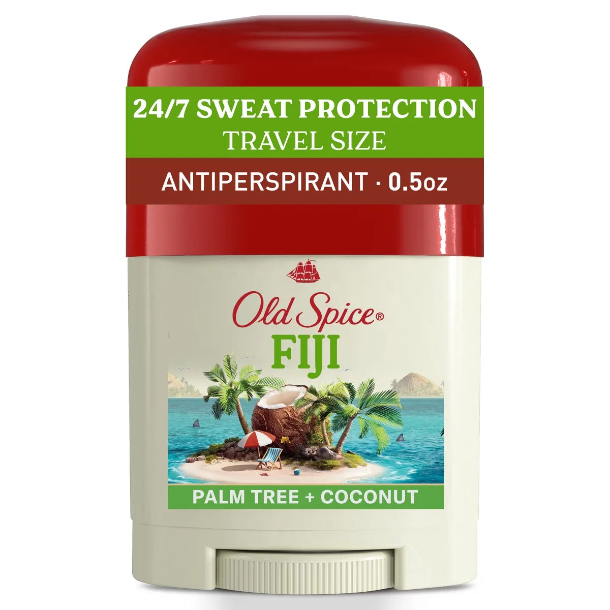 Old Spice Men's Fiji Mini Antiperspirant & Deodorant - Travel Size - Lavender/Coconut Scent - 0.5oz Main image