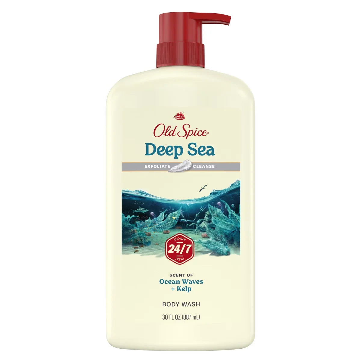 Old Spice Men's Body Wash - Deep Cleanse with Deep Sea Minerals - 30 fl oz Secondary image
