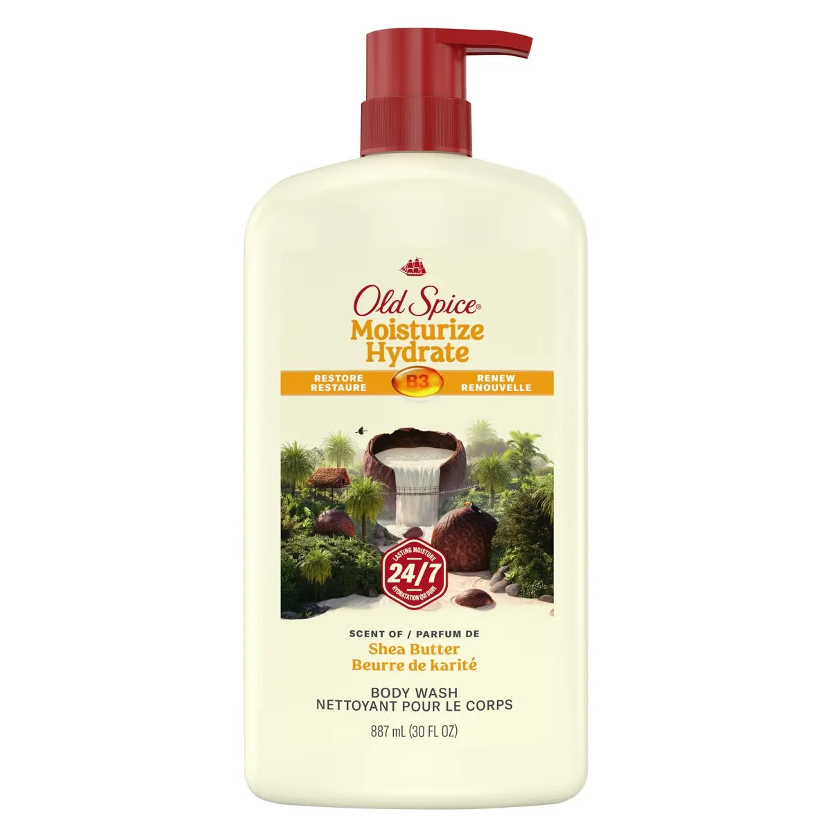 Old Spice Men's Body Wash - Moisturize with Shea Butter Secondary image