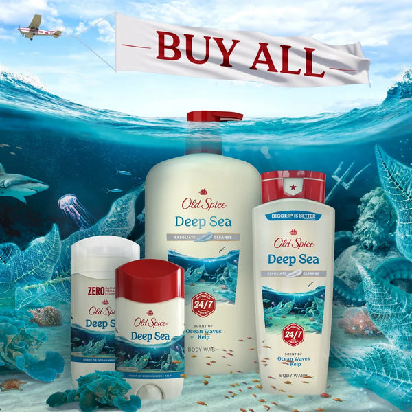 Old Spice Men's Body Wash - Deep Cleanse with Deep Sea Minerals - 30 fl oz