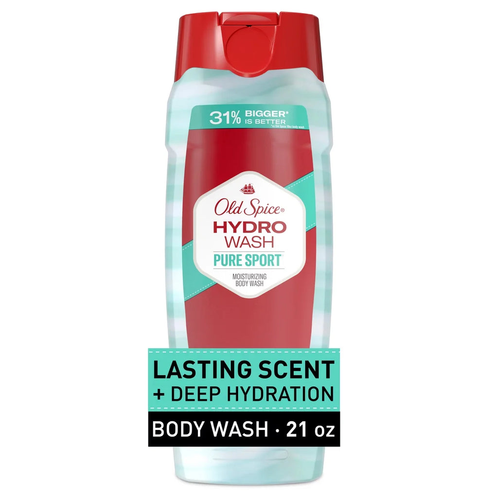 Old Spice Men's Moisturizing Hydro Body Wash - Pure Sport Plus - 21 fl oz