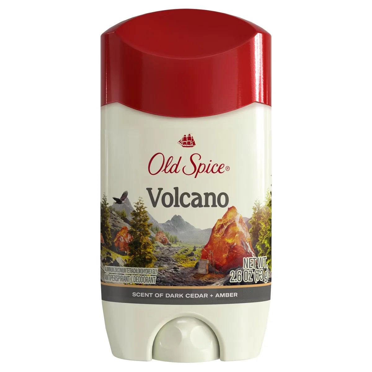 Old Spice Men's Volcano with Charcoal Antiperspirant & Deodorant - 2.6oz: Invisible Solid, Fresh Scent, Normal Skin Main image