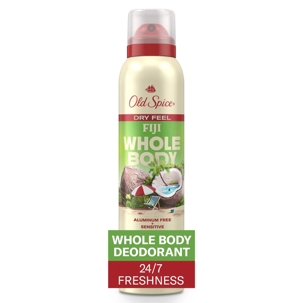 Old Spice Whole Body Spray Deodorant for Men - Fiji - Aluminum-Free 3.5oz