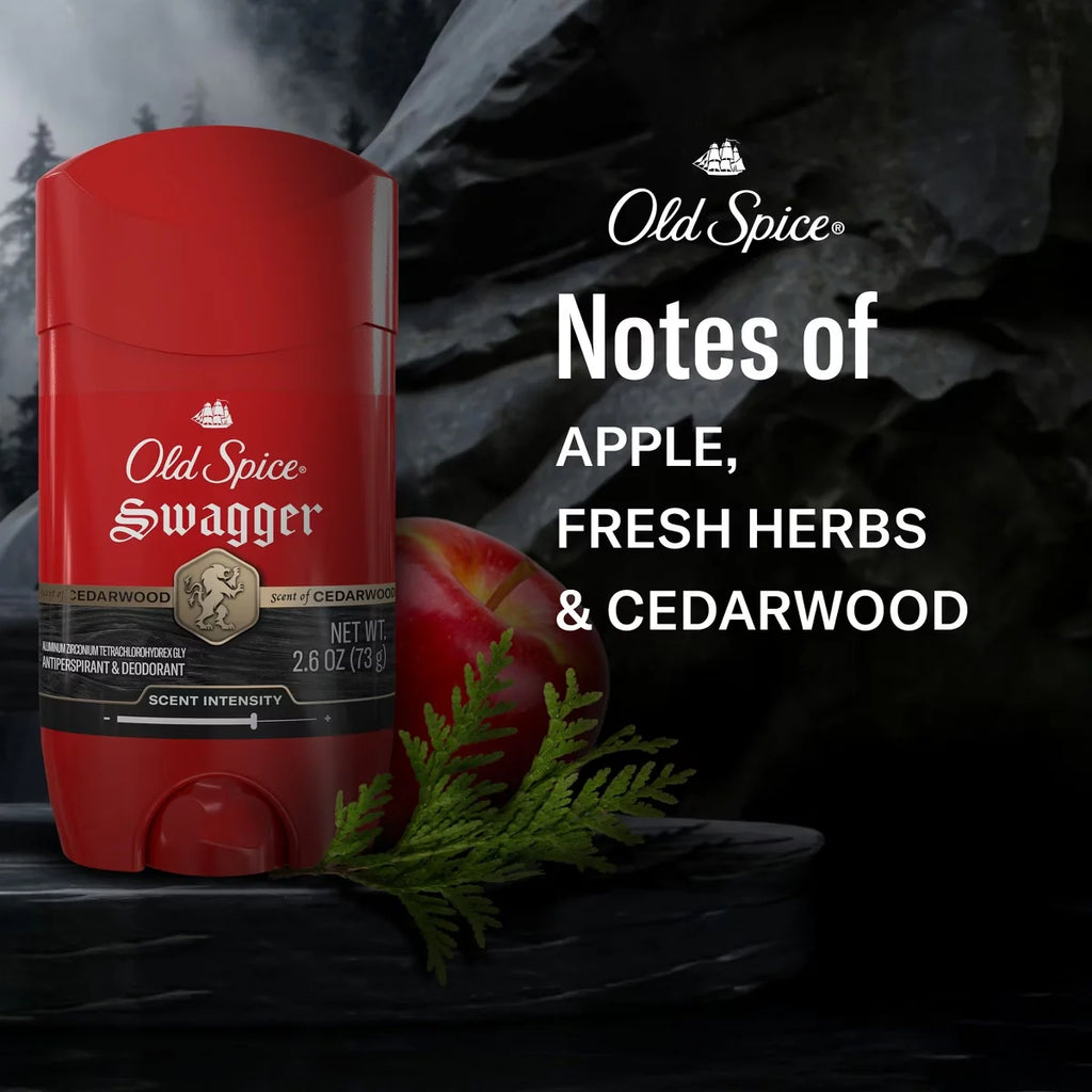 Old Spice Red Collection Swagger Invisible Solid Antiperspirant & Deodorant for Men - 2.6oz