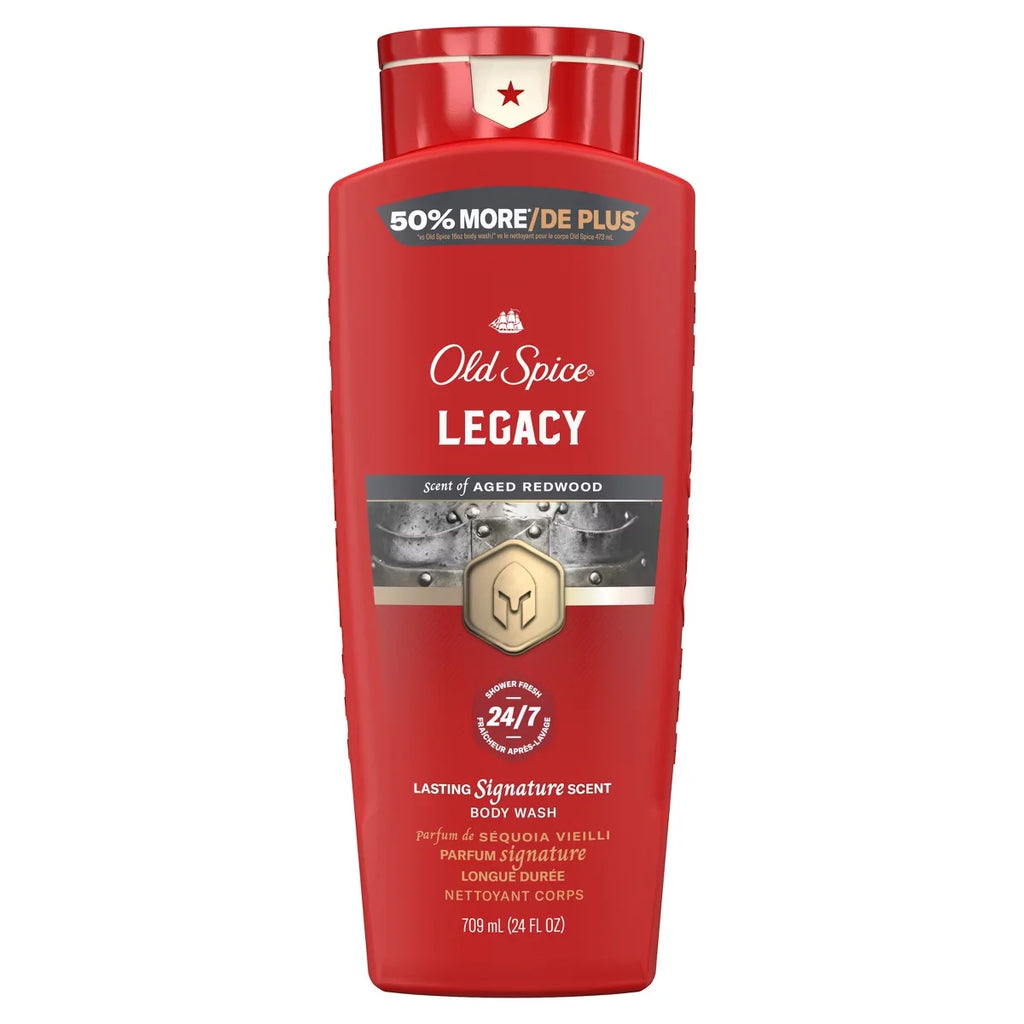Old Spice Red Collection Men's Long-Lasting Fragrance Refreshing Clean Body Wash - Legacy - 24 fl oz