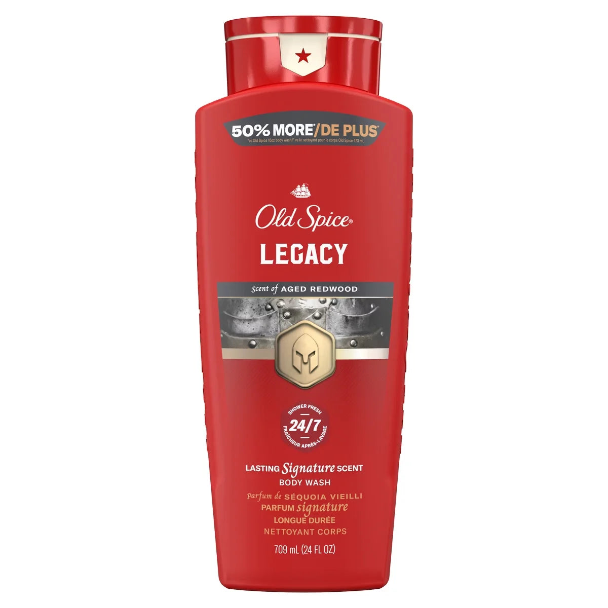 Old Spice Red Collection Men's Long-Lasting Fragrance Refreshing Clean Body Wash - Legacy - 24 fl oz Main image