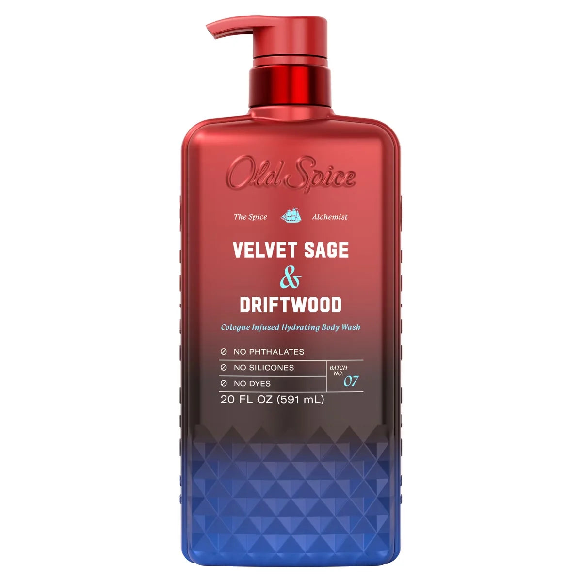 Old Spice x The Spice Alchemist Collection Men's Crafted for Compliments Cologne Infused Body Wash - Velvet Sage and Driftwood Scent - 20 fl oz Main image