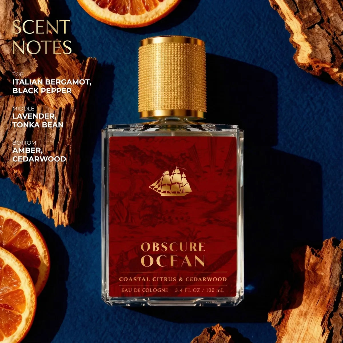 Old Spice Signature Cologne - Obscure Ocean - 3.4oz Secondary image