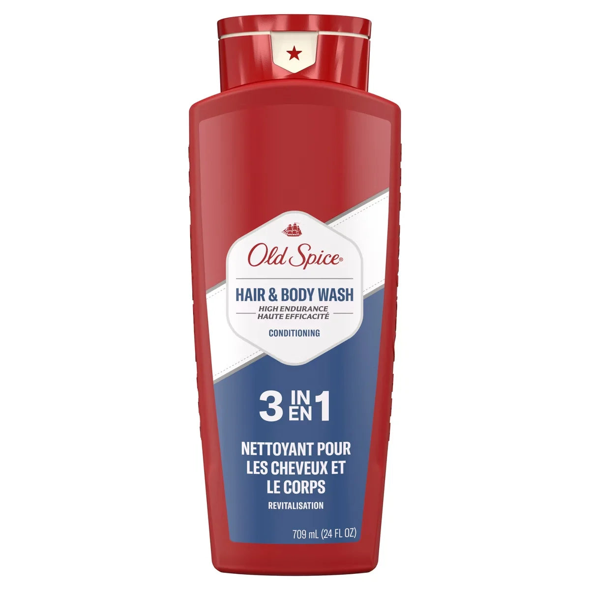 Old Spice High Endurance 3 in 1 Hair Body Wash - 24 fl oz Main image