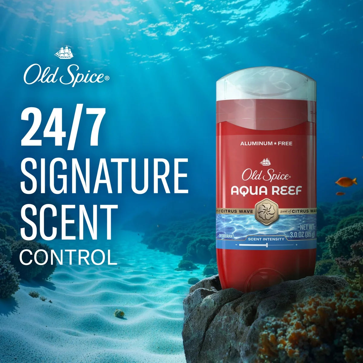 Old Spice Deodorant Aqua Reef Twin Pack - 3oz/2pk Secondary image