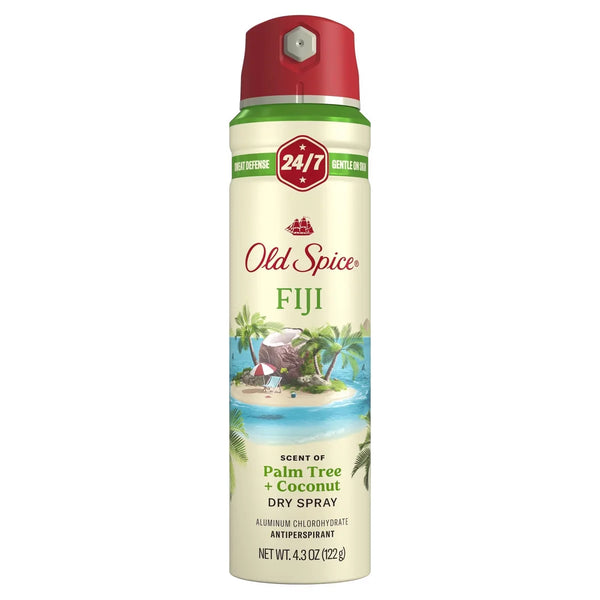 Old Spice Men's 4.3oz Fiji Antiperspirant & Deodorant + 3oz Wildnerness Deodorant