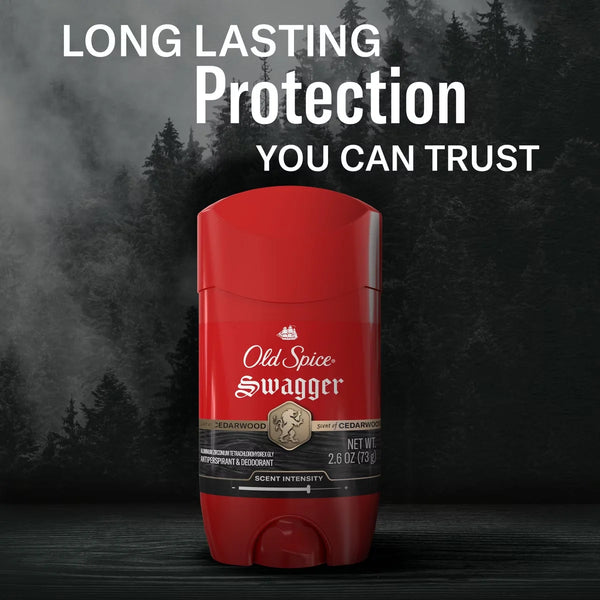 Old Spice Red Collection Swagger Invisible Solid Antiperspirant & Deodorant for Men - 2.6oz