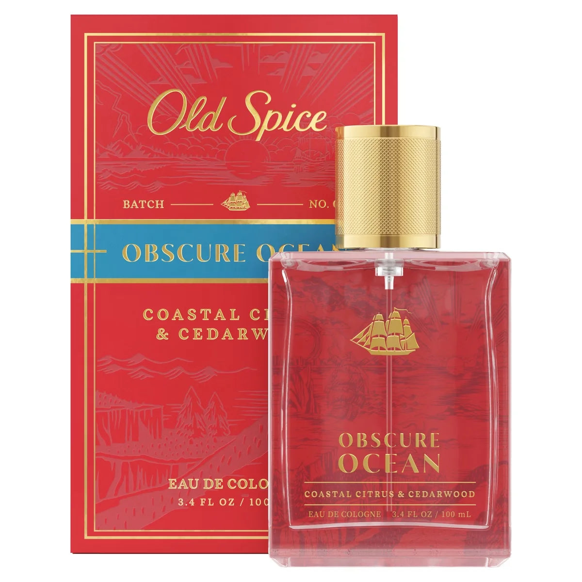 Old Spice Signature Cologne - Obscure Ocean - 3.4oz Main image