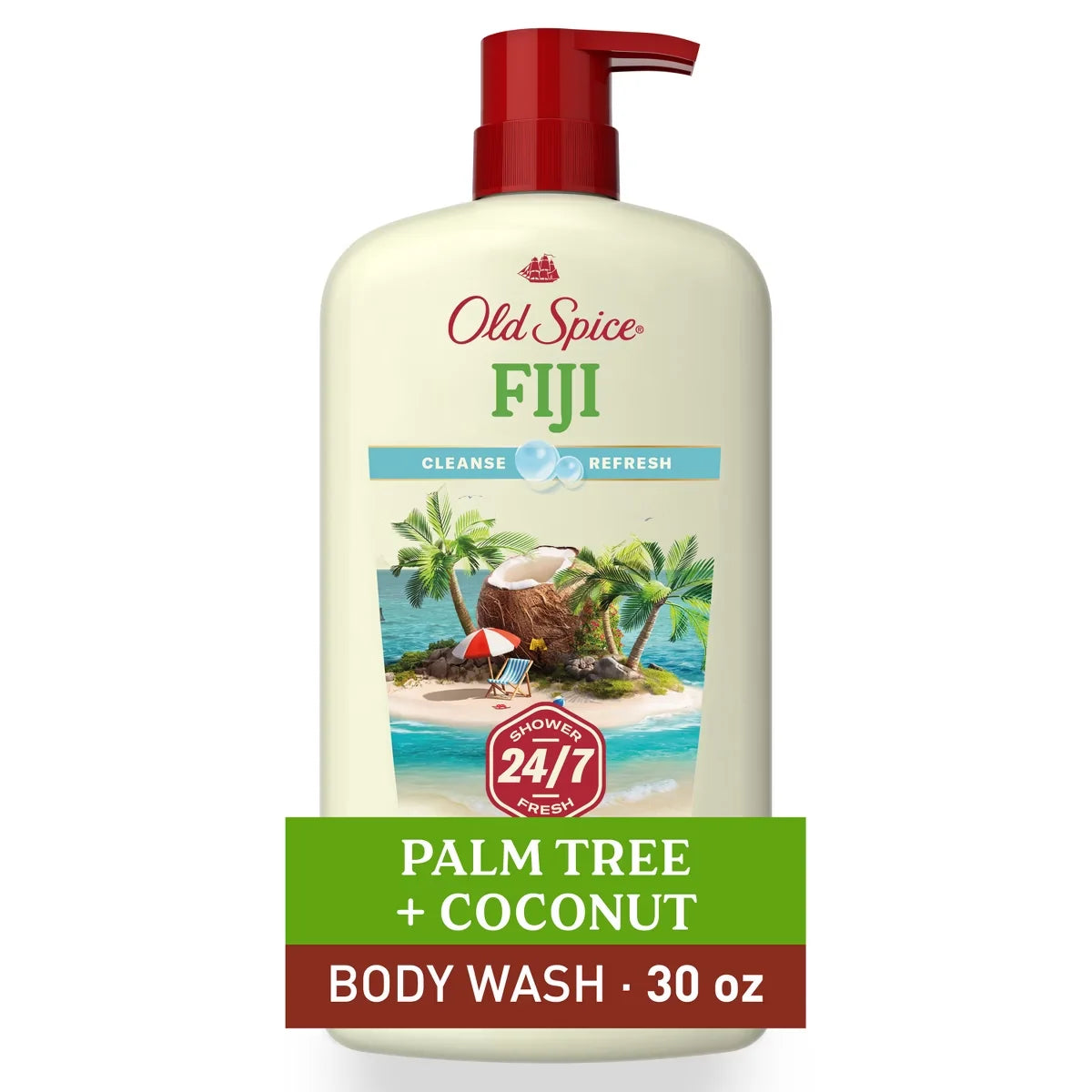 Old Spice Men's Body Wash - Fiji with Palm Tree Main image