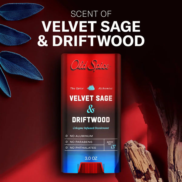 Old Spice x The Spice Alchemist Collection Cologne Infused Deodorant - Velvet Sage and Driftwood - 3oz