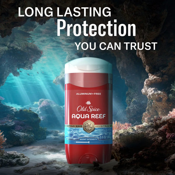 Old Spice Deodorant Aqua Reef Twin Pack - 3oz/2pk