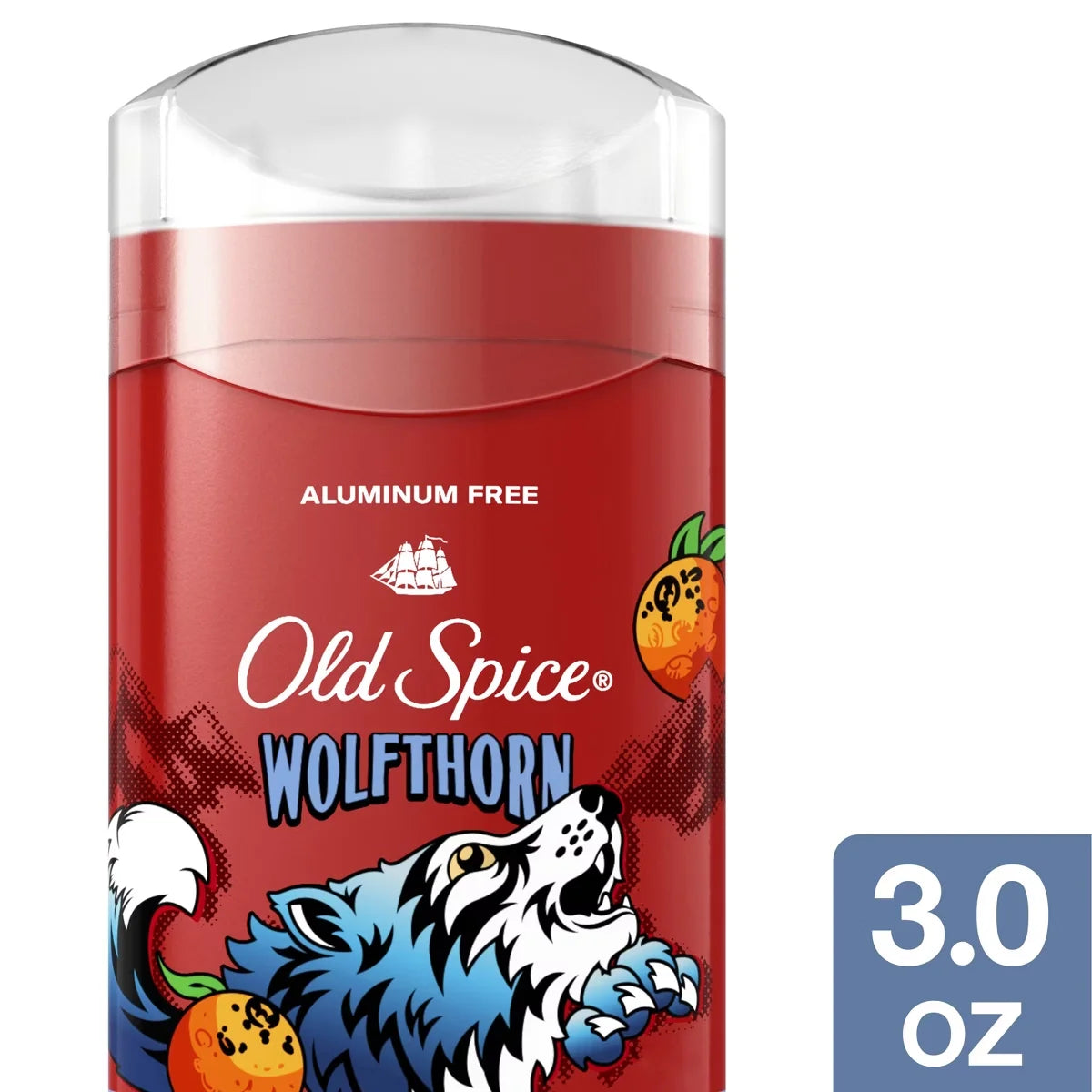 Old Spice Wolfthorn Scent Deodorant for Men - Aluminum-Free 3oz: Invisible Solid, Under Arm Application, Mature Skin Main image