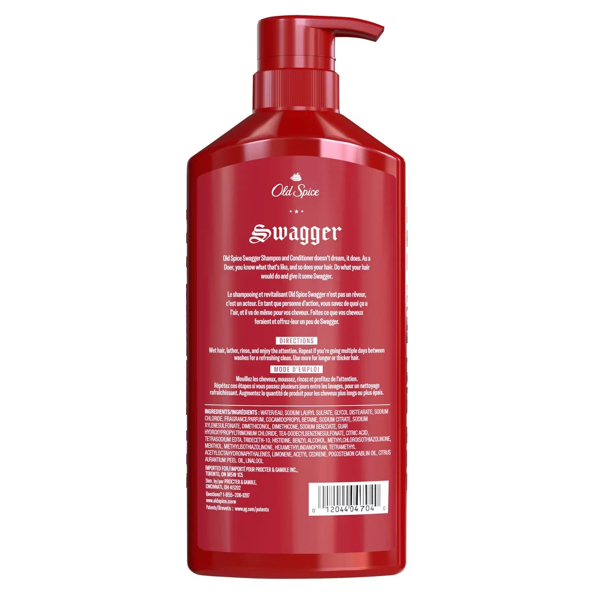 Old Spice Men's Swagger 2-in-1 Shampoo & Conditioner