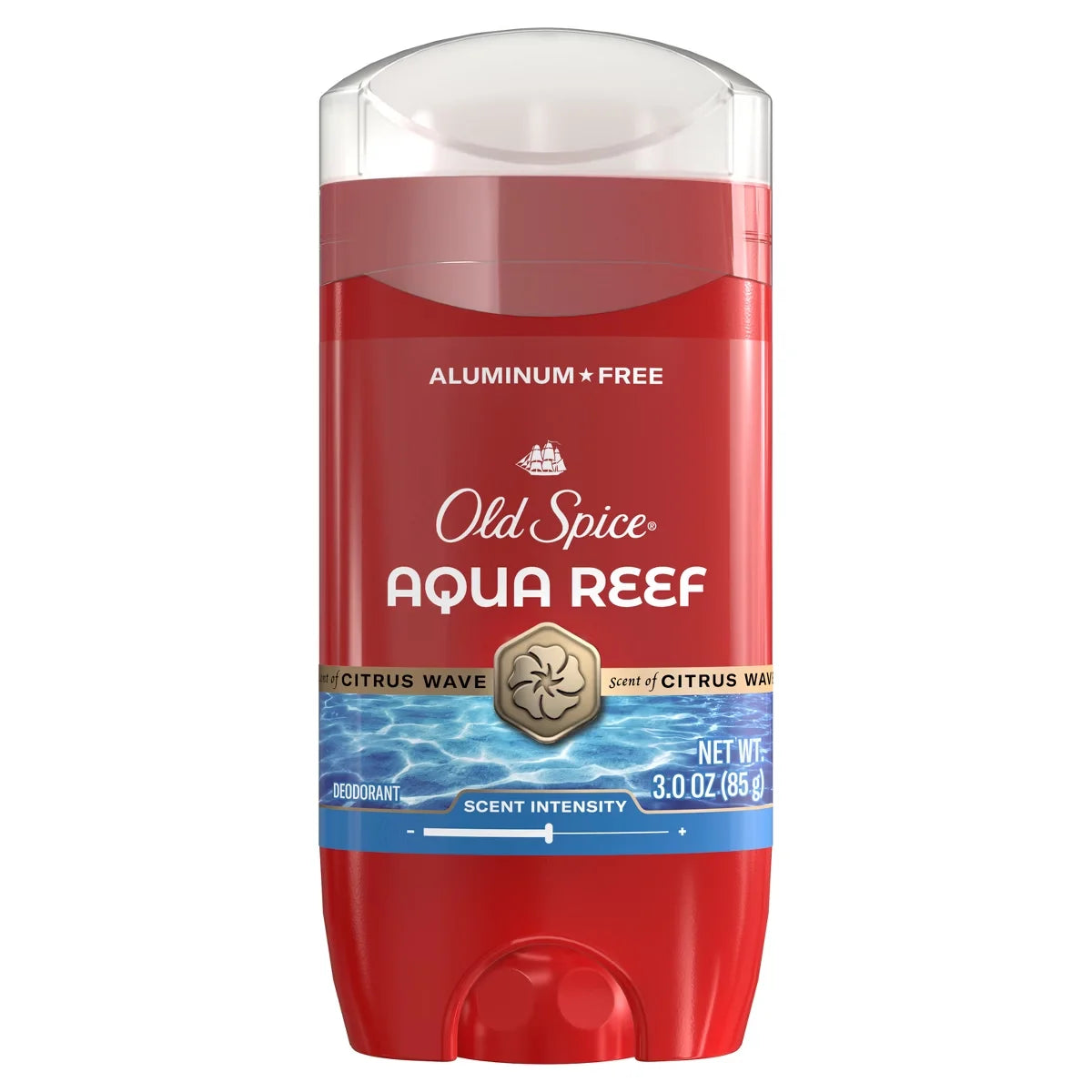 Old Spice Red Zone Aqua Reef Deodorant - 3oz: Invisible Solid, Under Arm Application, Normal Skin, Scented Main image