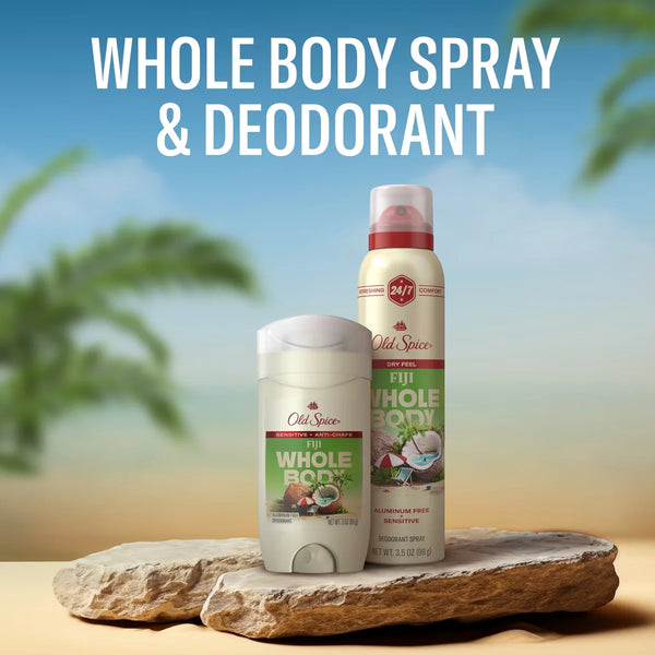 Old Spice Whole Body Spray Deodorant for Men - Fiji - Aluminum-Free 3.5oz
