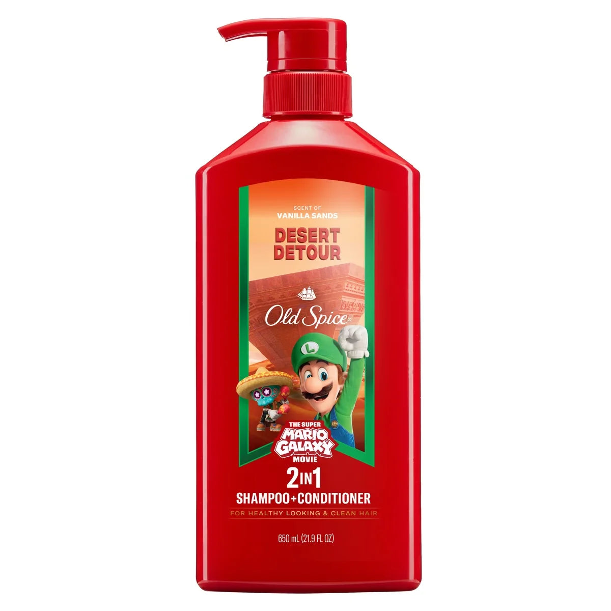 Old Spice Super Mario Desert Detour 2-in-1 Shampoo and Conditioner - 21.9 fl oz Main image